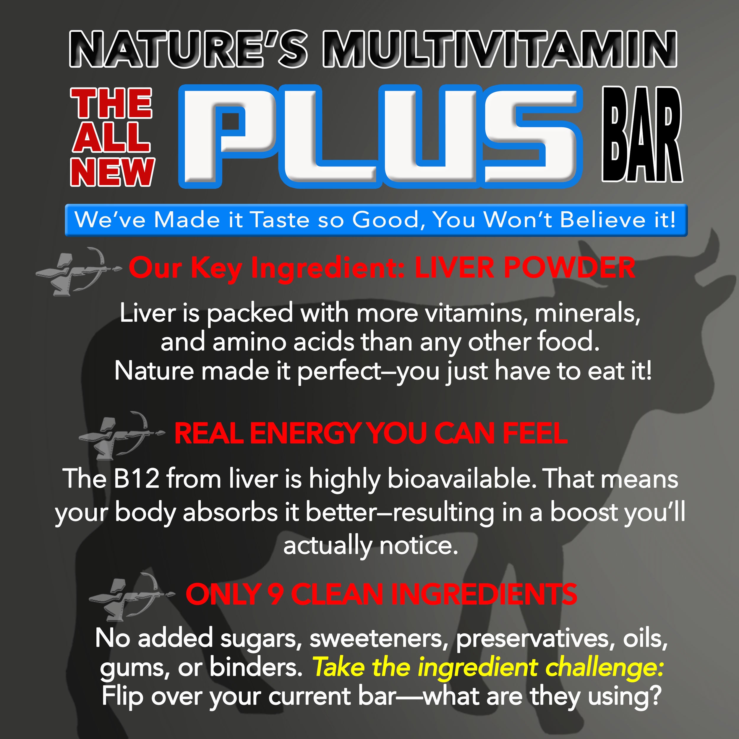 Primal PLUS Bar - Chocolate Almond Sea Salt - 12pk