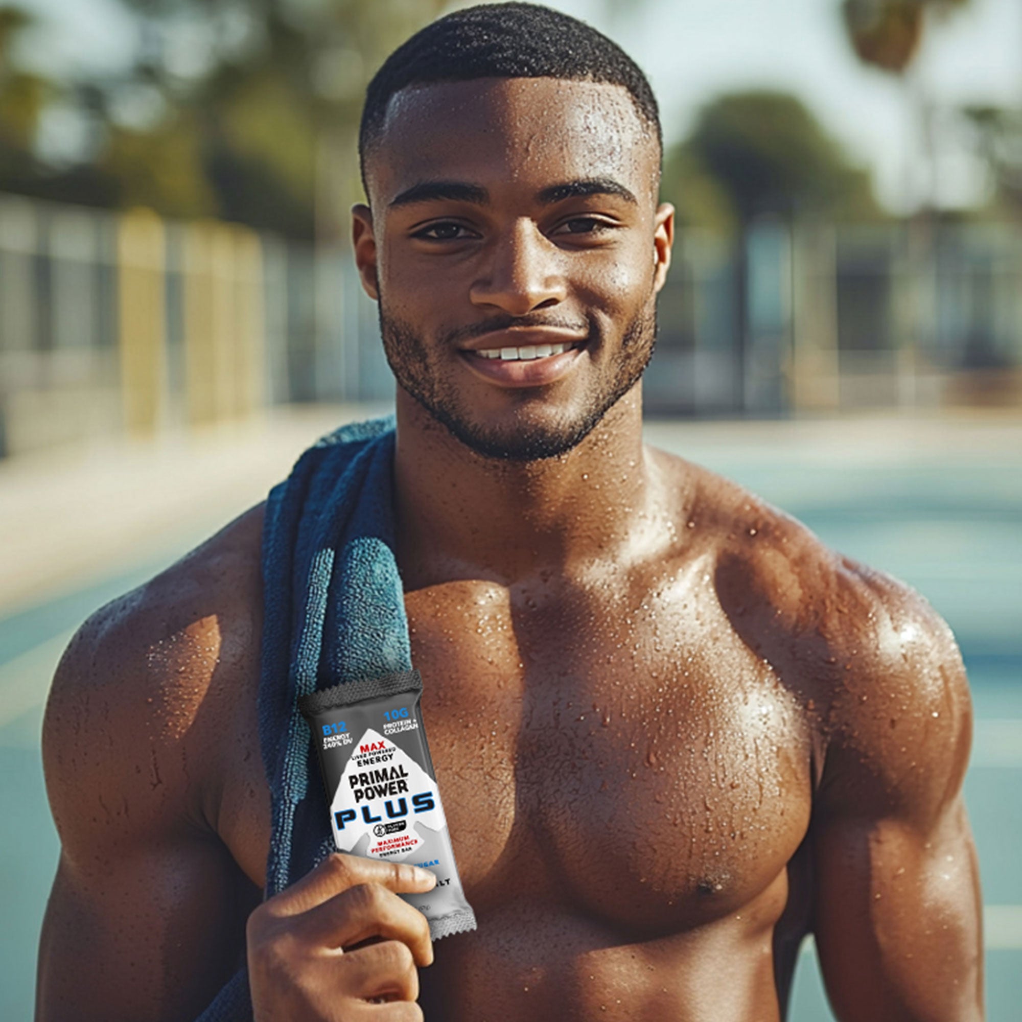 Primal PLUS Bar - Chocolate Almond Sea Salt - 12pk