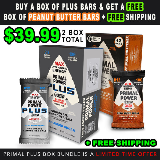 BUY ONE/GET ONE - THE PLUS Bar Bundle – Get a Free Box of Peanut Butter + Free Shipping!