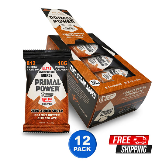 Primal Bar - NEW Peanut Butter Chocolate 1.7oz - 12pk
