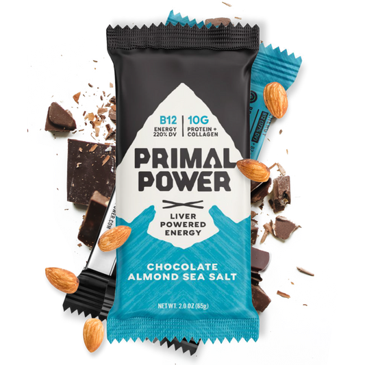 Primal PLUS Bar - Chocolate Almond Sea Salt - 12pk